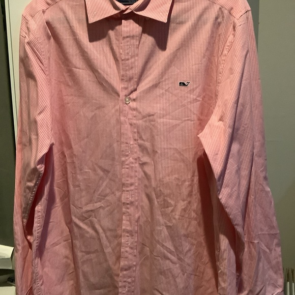 Vineyard Vines Men's Light Pink Dress Shirt - Picture 2 of 5